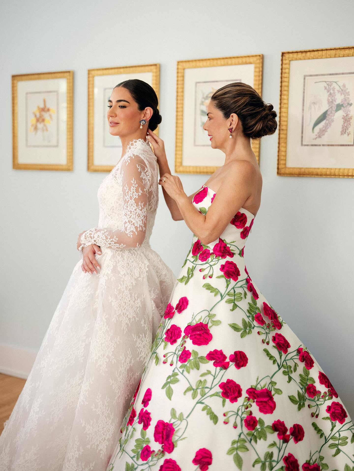 The Italian Floral Gown